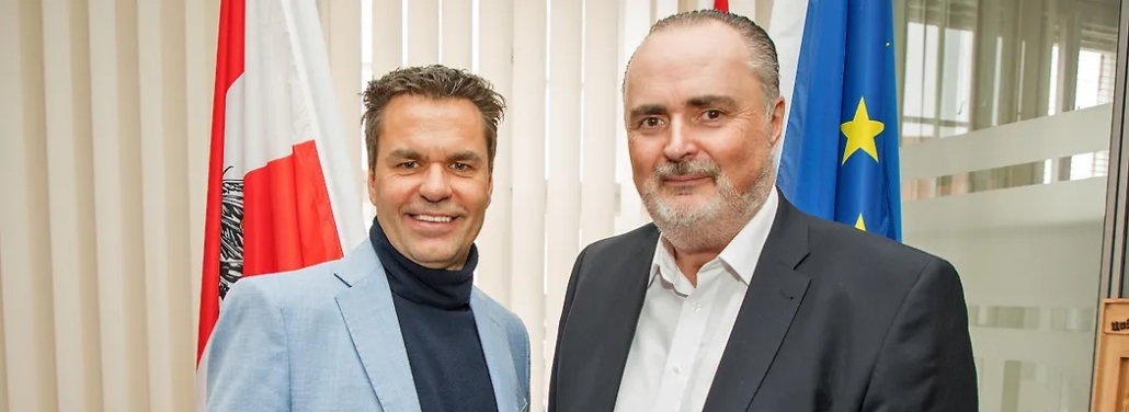 Didi Tunkel und Hans Peter Doskozil - Credits: Daniel Fenz - Landesmedienservice Burgenland