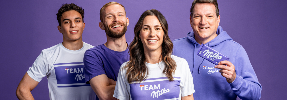 Team Milka - Credits: Ethan Vincent - ovi office gmbh