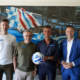 Foto (Credits: FC Blau-Weiß Linz): Christoph Schößwendter, Maurizio Zoccola, Michael Köllner, Christoph Peschek