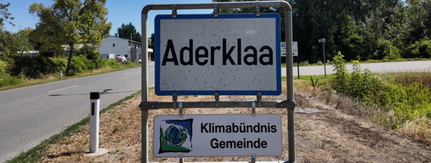 Gemeinde Aderklaa Ortsschild - Credits Dominik Kautz Gemeinde Aderklaa Ortsschild - Credits Dominik Kautz
