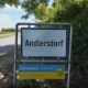Gemeinde Andlersdorf Ortsschild - Credits Dominik Kautz