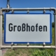 Gemeinde Großhofen Ortsschild - Credits Dominik Kautz
