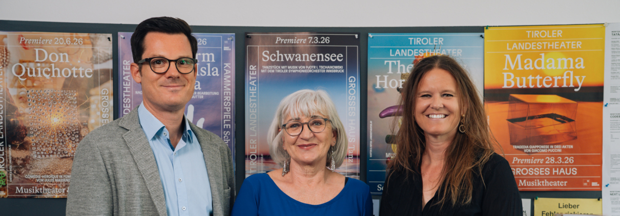 Markus Lutz, Beate Palfrader und Irene Girkinger - Credits: Leon Arévalo
