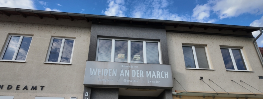 Weiden an der March Gemeindeamt - Credits Dominik Kautz