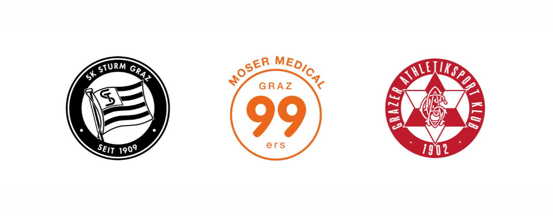 Credits: SK Sturm Graz, Graz99ers, GAK 1902